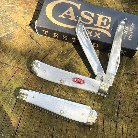 Case XX White Synthetic Mini Trapper SparXX Series