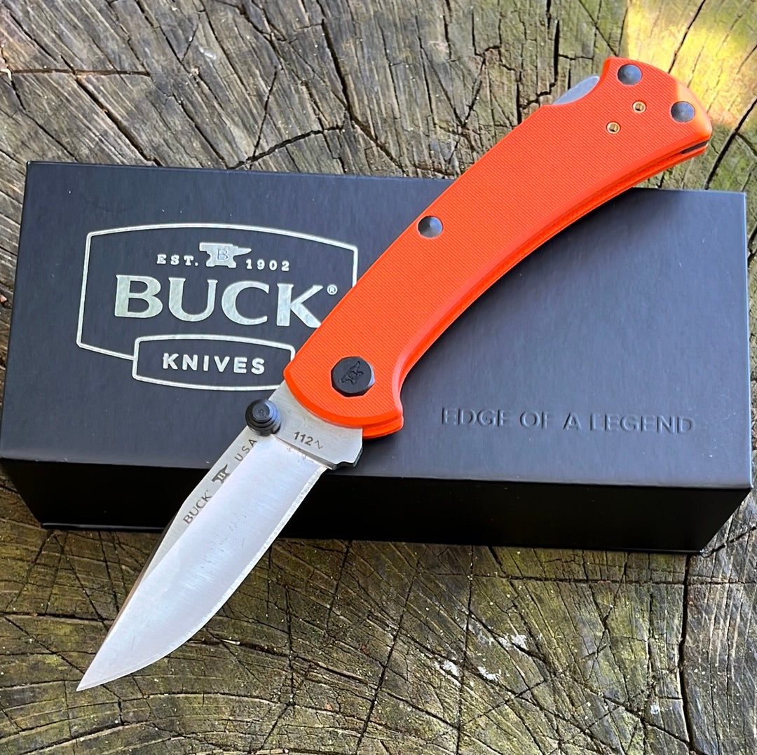 Buck USA 112 Slim Pro TRX Orange
