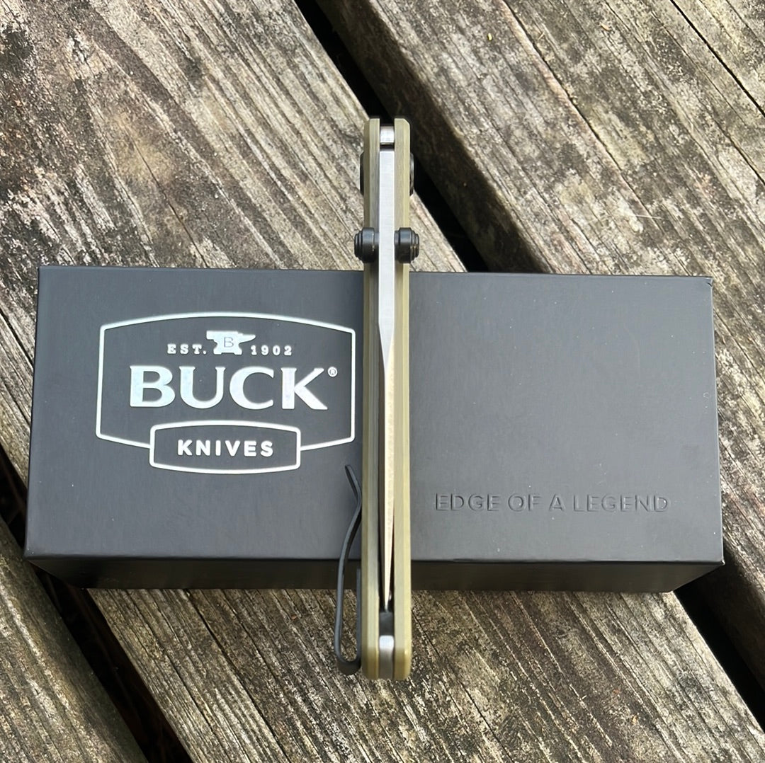 Buck USA 110 Slim Pro TRX OD Green